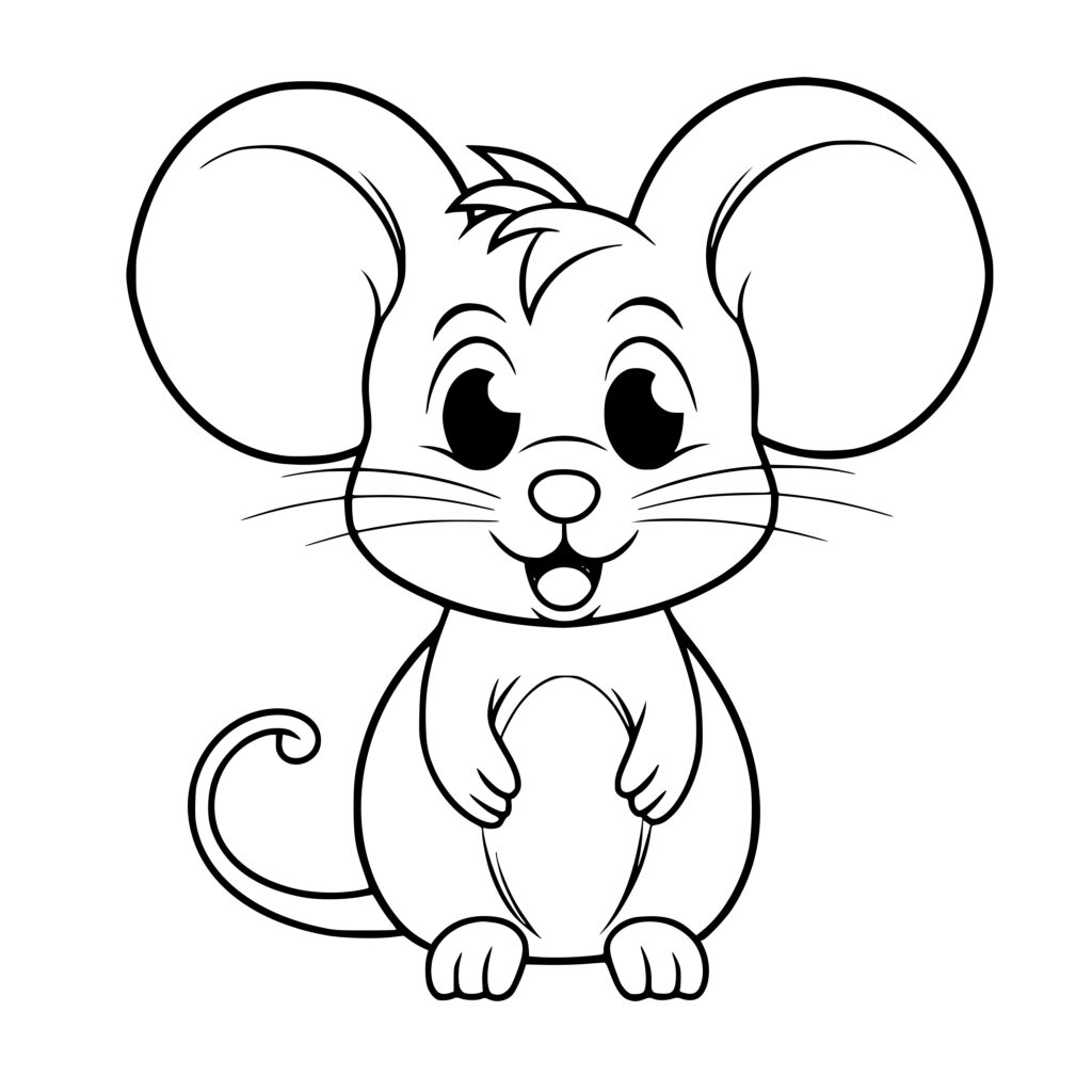 Big-eared Mouse SVG File: Perfect for Cricut, Silhouette, Laser Machines