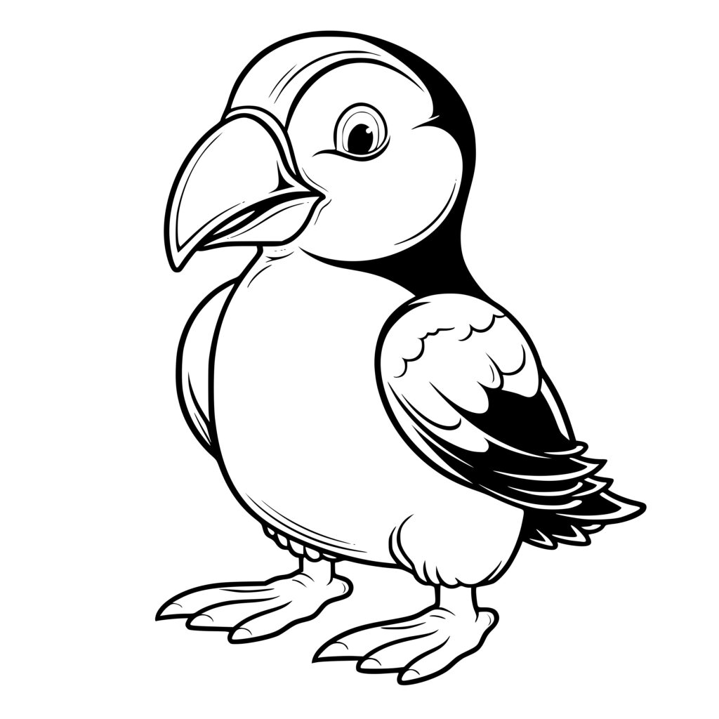 Cute Puffin SVG File: Instant Download for Cricut, Silhouette & Laser ...