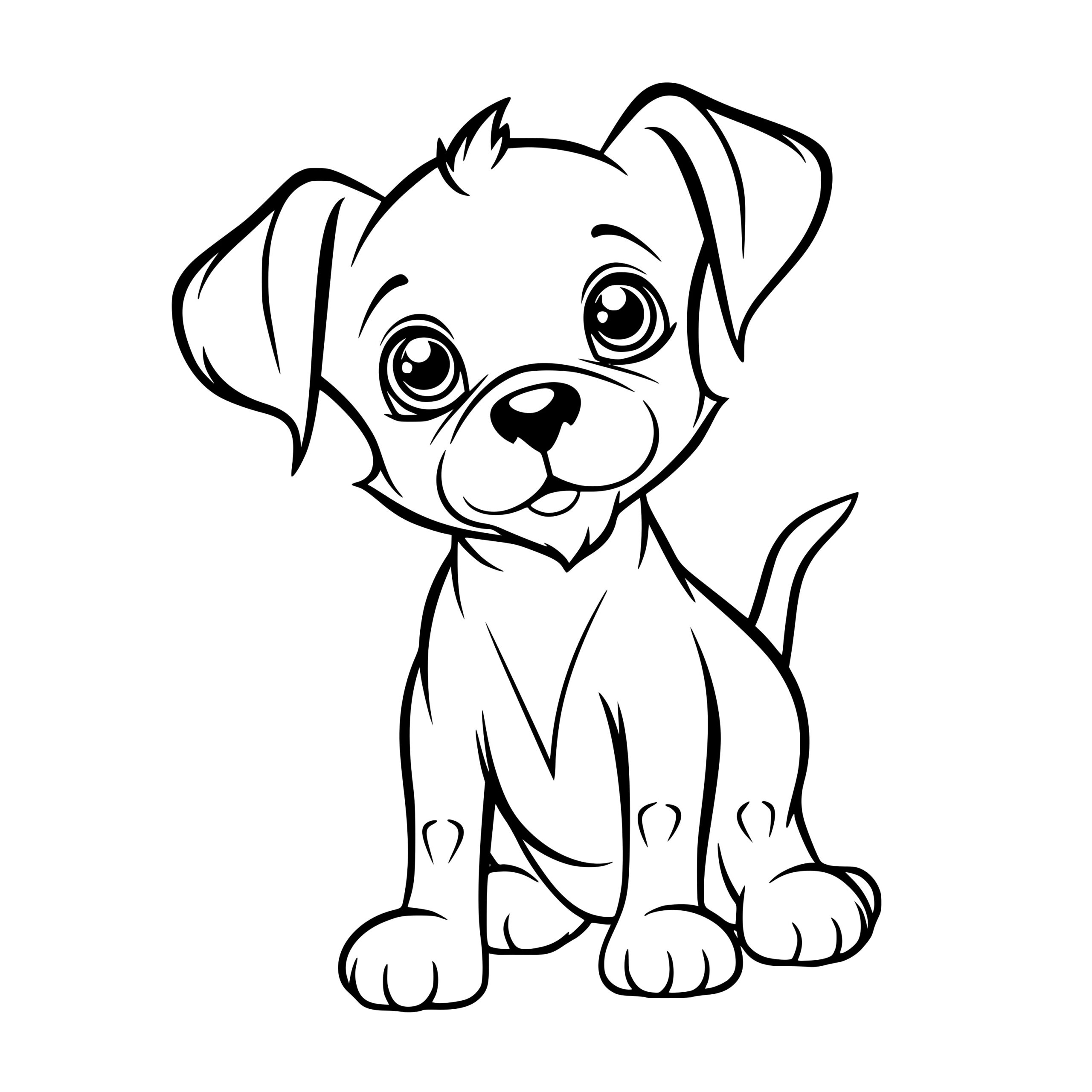 Sweet Doggie SVG Image: Instant Download for Cricut, Silhouette, Laser