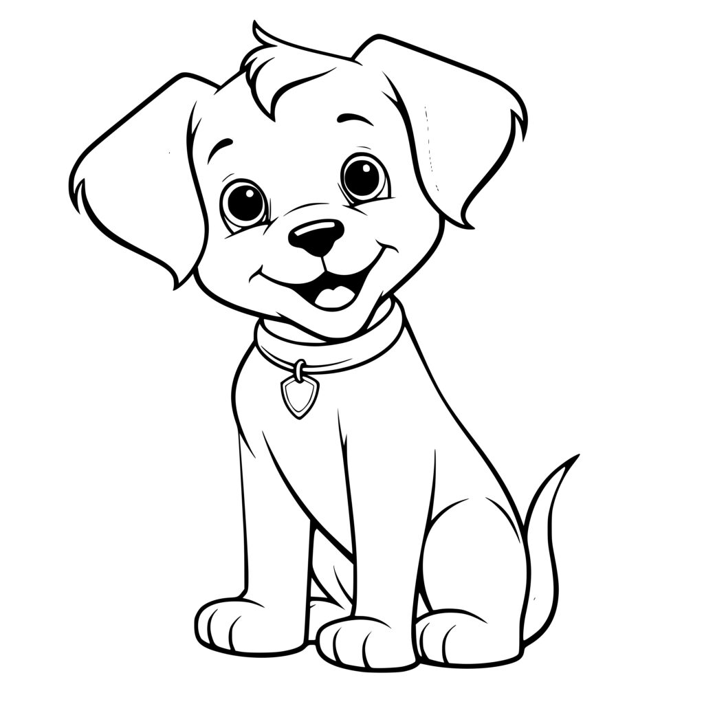 Cute Pup SVG Image - Instant Download for Cricut, Silhouette, Laser