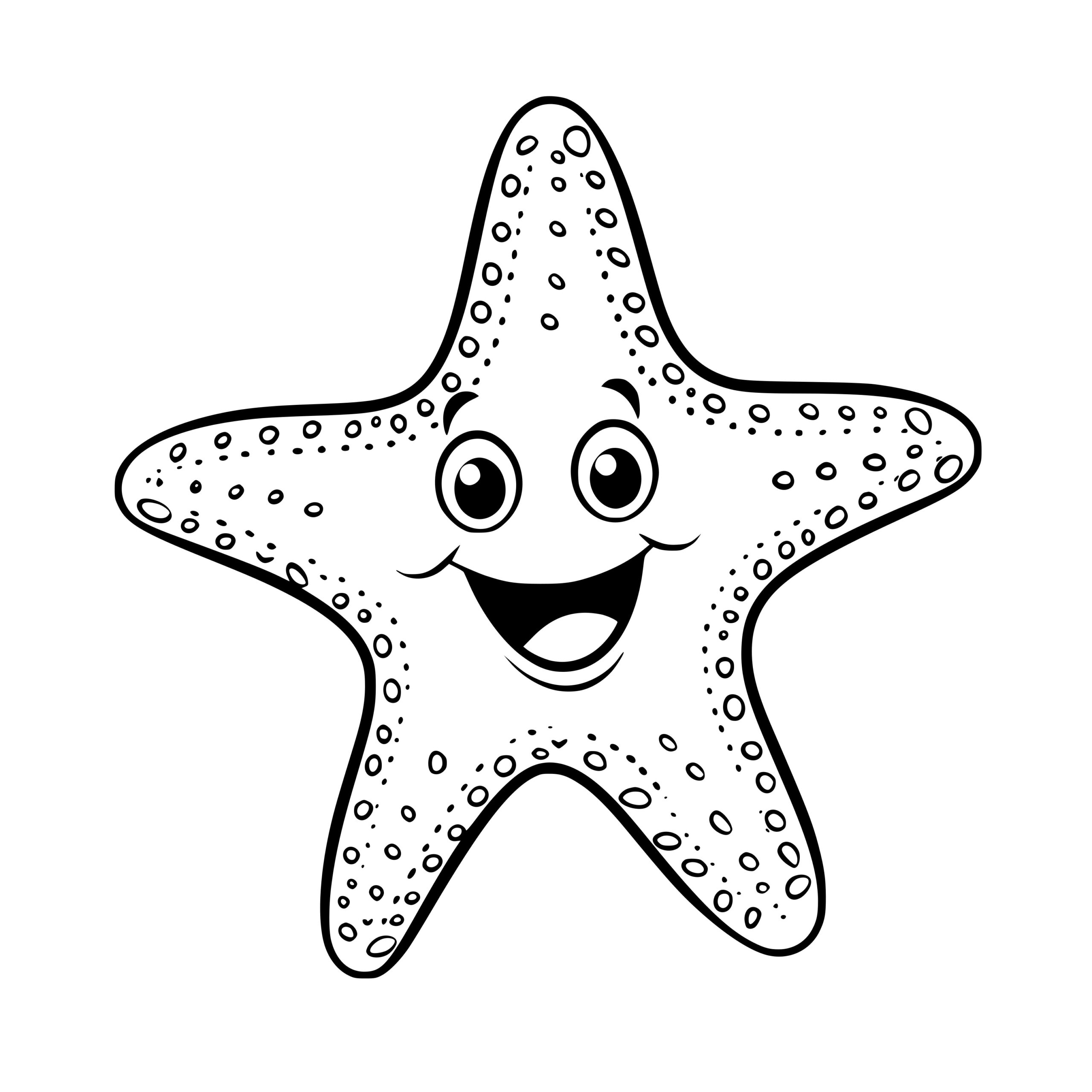 Friendy Starfish SVG Image for Cricut, Silhouette, and Laser Machines