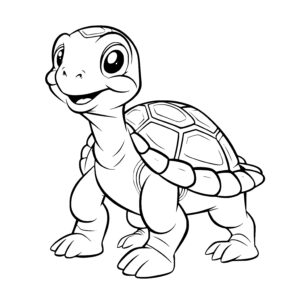 Excited Turtle Friend
