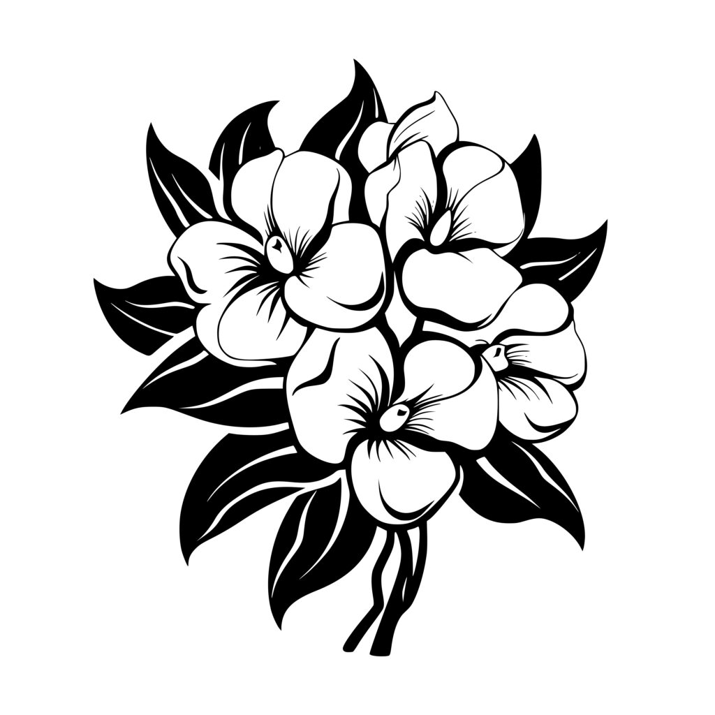 Gardenia Delight: SVG File for Cricut, Silhouette, Laser Machines