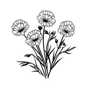 Simplified Cornflowers