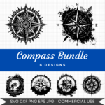Compass Bundle – 6 Svg Images