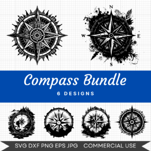 Compass Bundle – 6 Svg Images