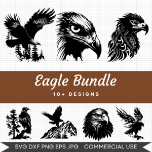 Eagle Bundle – 12 Svg Images