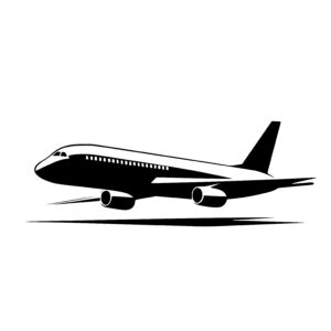 Passenger Airplane Landing