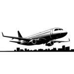 Airplane Cityscape