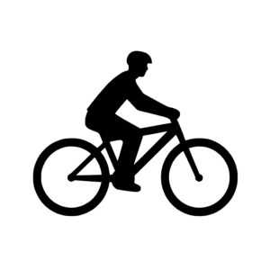 Person on Bicycle