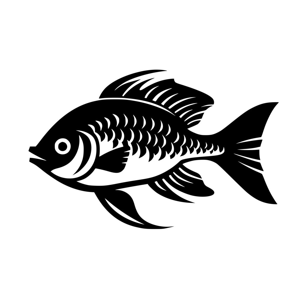 Aquatic Fish SVG Image for Cricut, Silhouette, Laser Machines