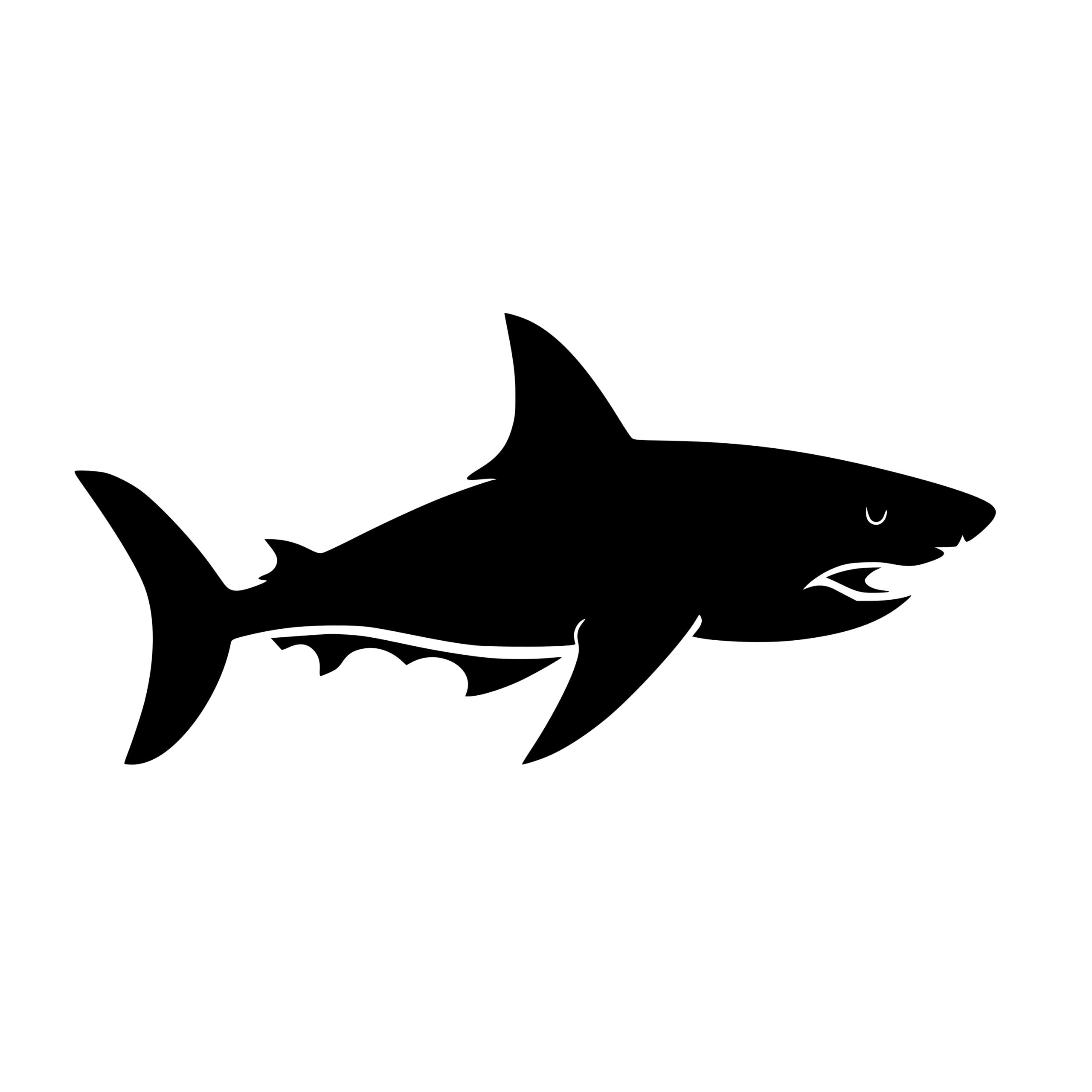 Deep-sea Shark SVG File for Cricut, Silhouette, and Laser Machines