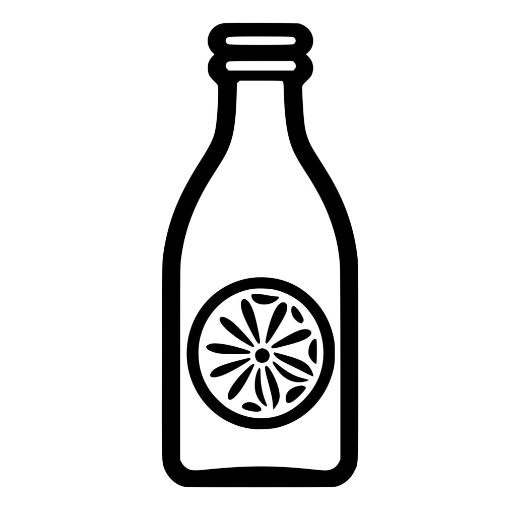 Lemonade Bottle SVG File for Cricut, Silhouette, Laser Machines