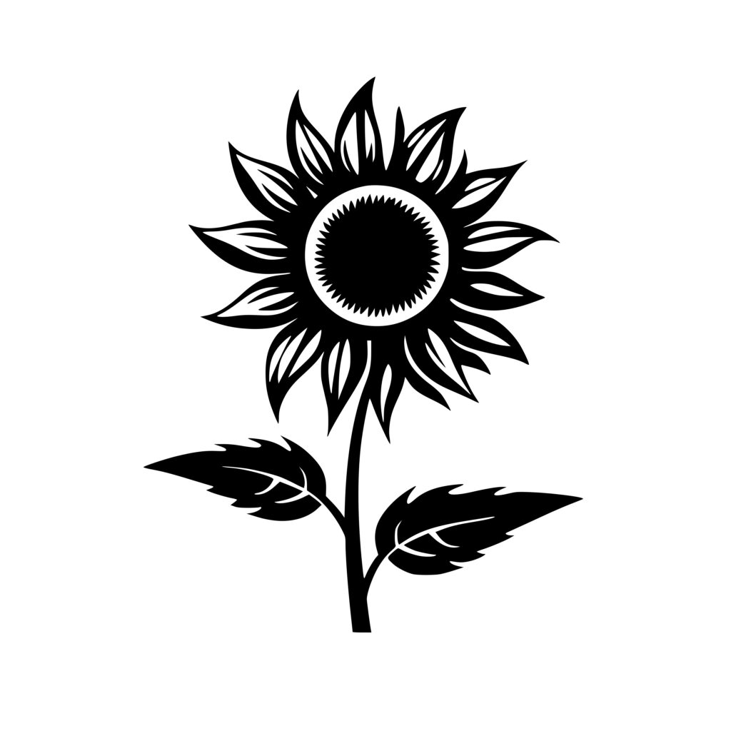 Nature's Sunflower SVG Design for Cricut, Silhouette, Laser Machines