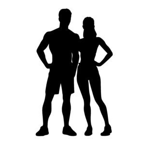 Active Man and Woman