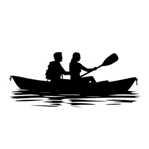 Canoeing Couple