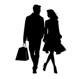 Couple Shopping Day