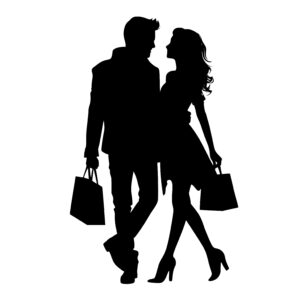Man and Woman Shopping