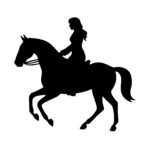 Woman Riding Horse