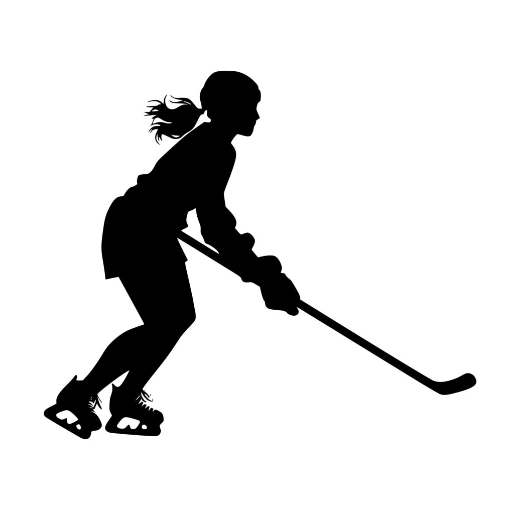 Hockey Athlete SVG File for Cricut, Silhouette, Laser Machines