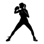 Woman Practicing Boxing