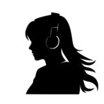 Woman with Headphones