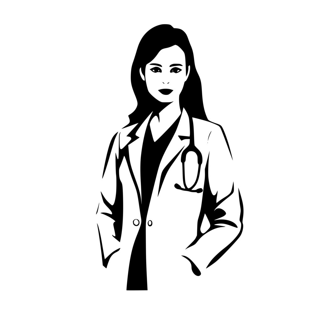 Doctor in Lab Coat SVG File for Cricut, Silhouette, Laser