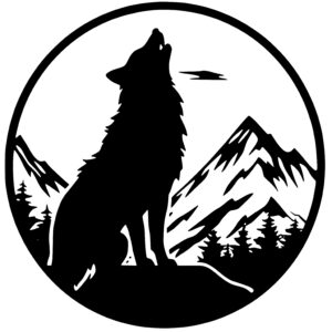 Mountain Wolf Howling