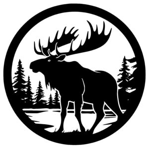 Forest Dwelling Moose