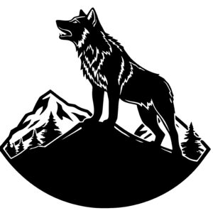 Wolf on Mountain