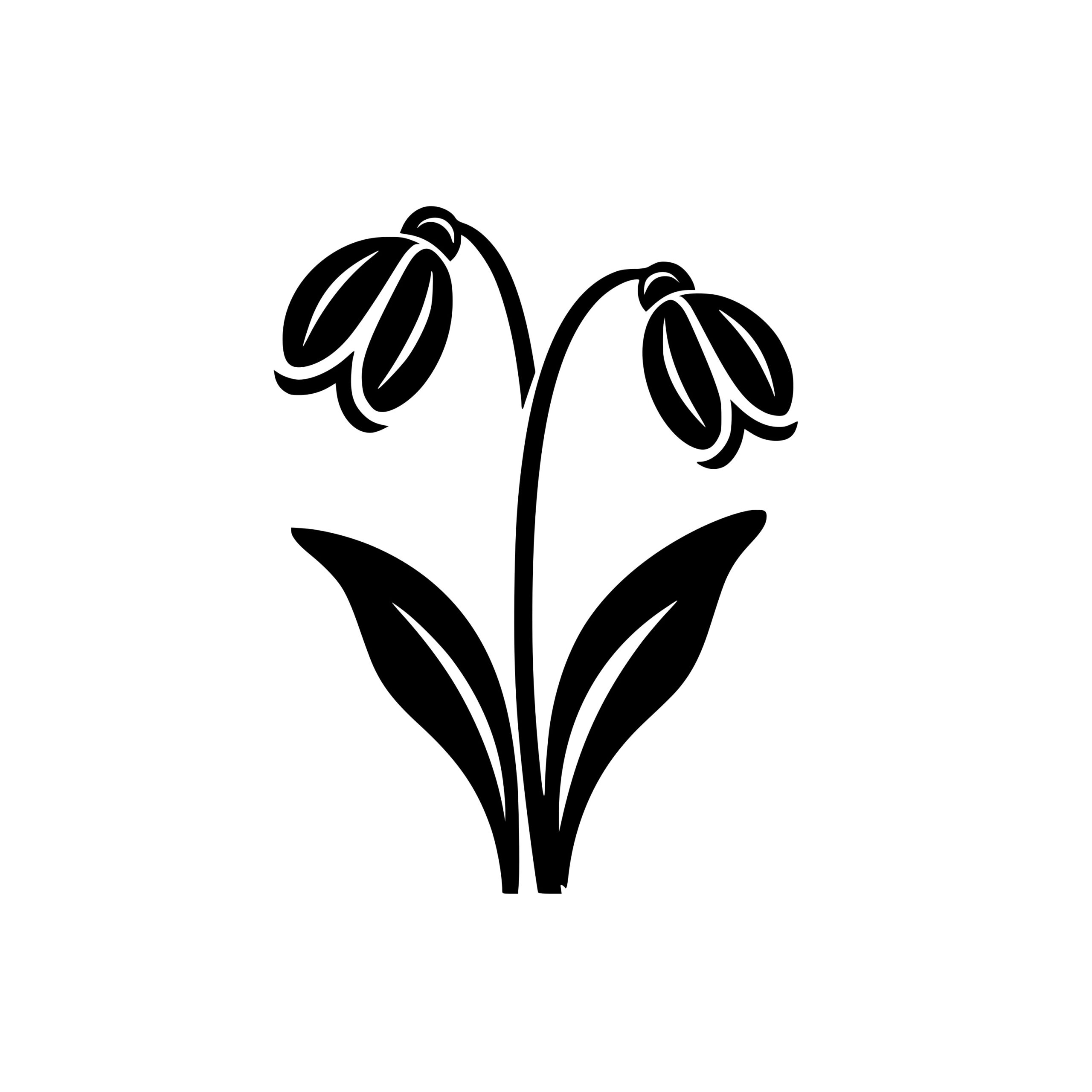 Snowdrop Bloom SVG: Instant Download for Cricut, Silhouette, and Laser ...