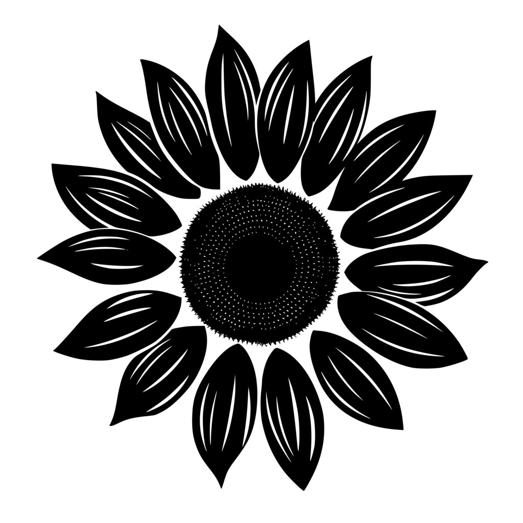 Sunflower Blossom: Instant Download SVG, PNG, DXF Files for Cricut ...