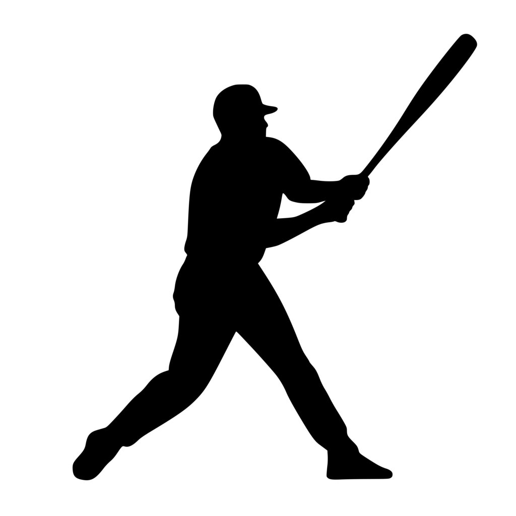 Instant Download SVG/PNG/DXF File: Baseball Player for Cricut ...