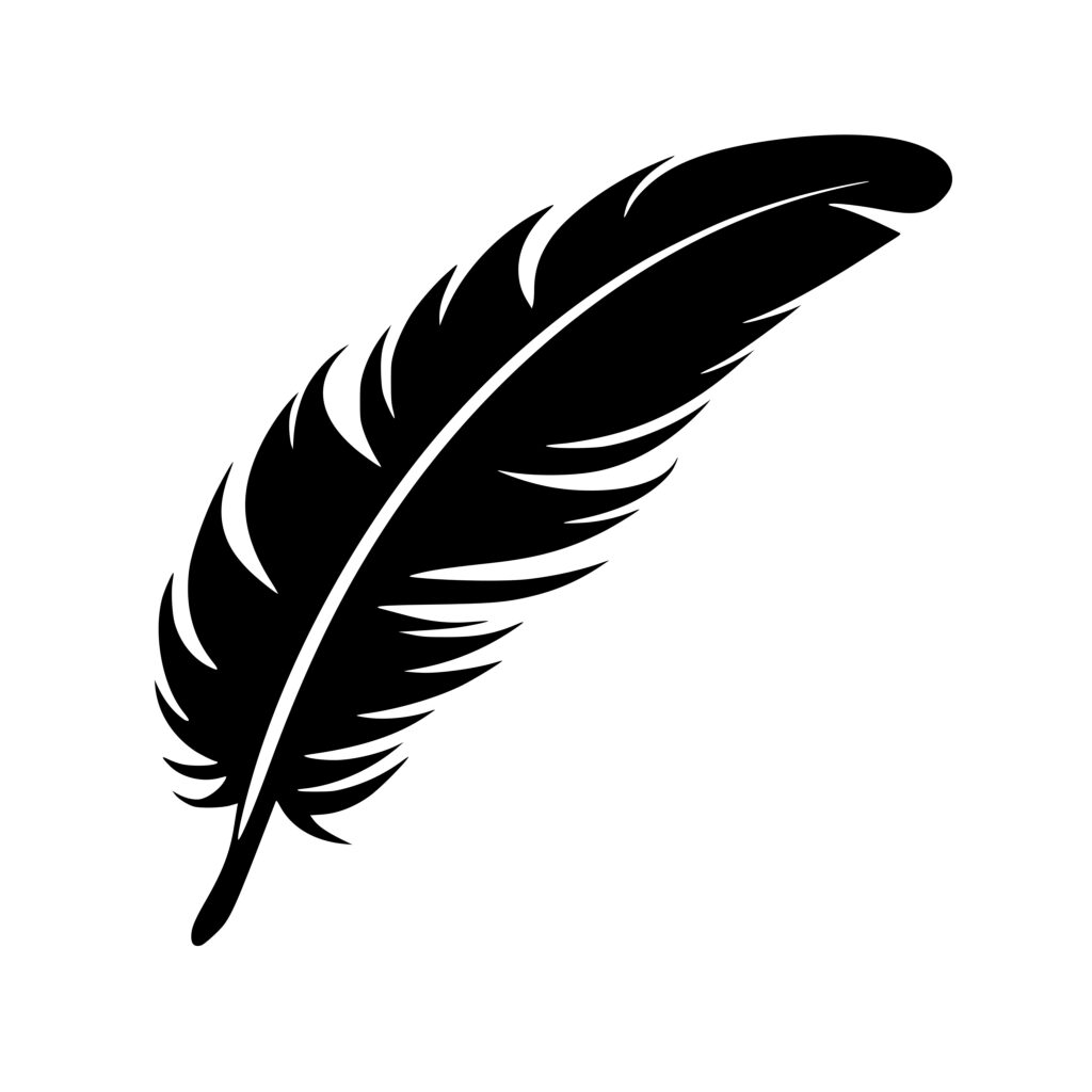 Feather Solitude - SVG, PNG, DXF Files for Cricut & Silhouette