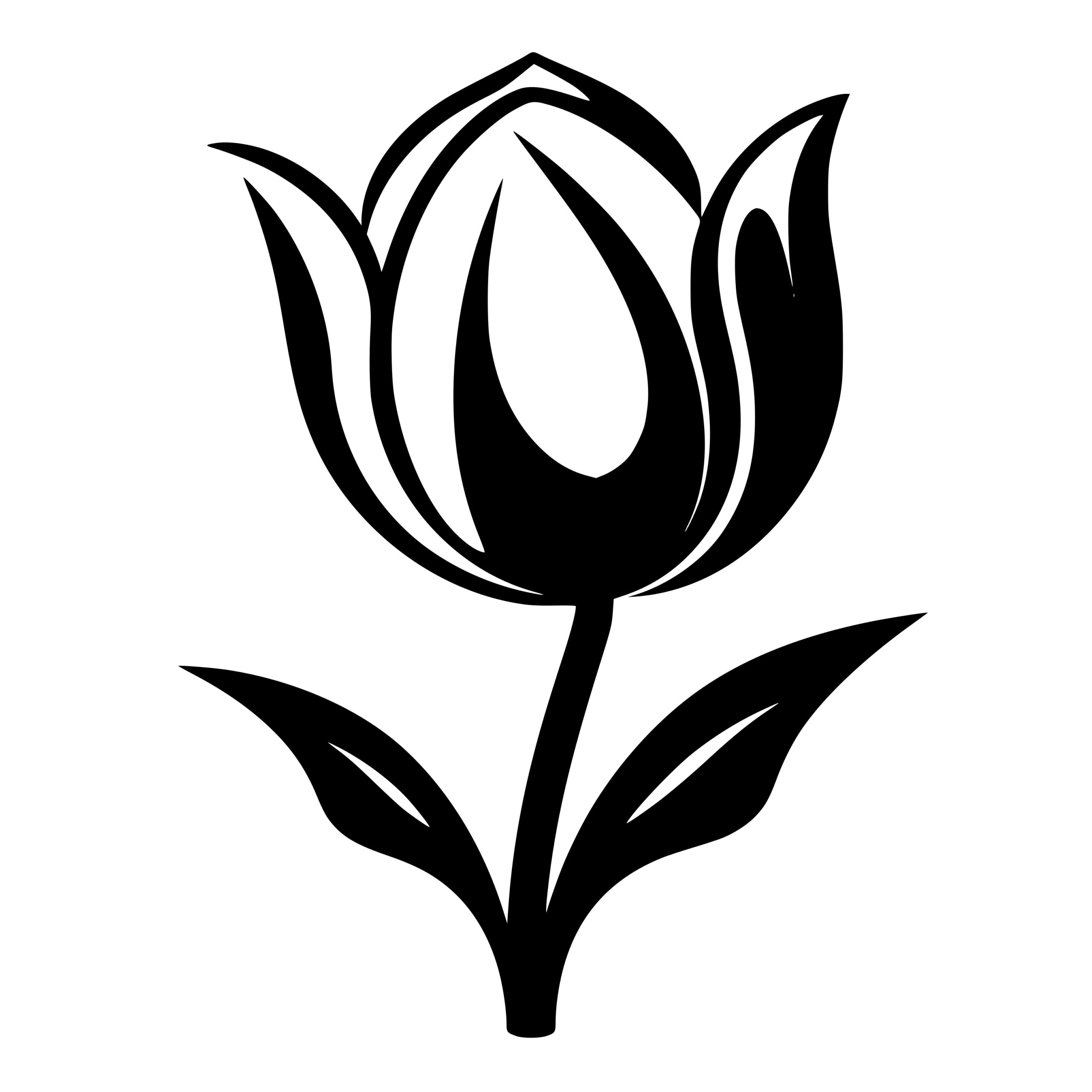 Tulip Elegance SVG File for Cricut, Silhouette, Laser Machines