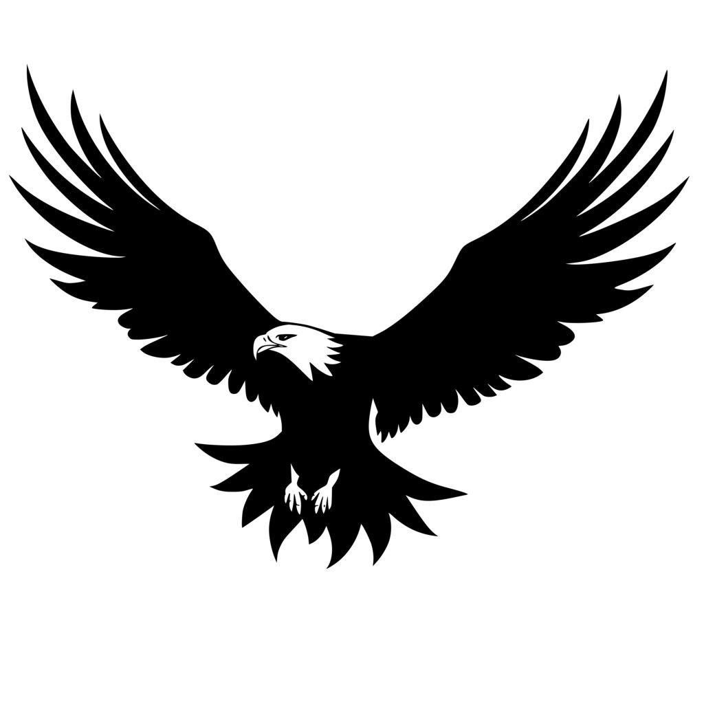 Graceful Eagle SVG Image: Perfect for Cricut, Silhouette, Laser Machines