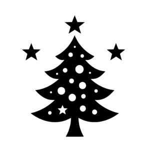 Holiday Tree with Stars