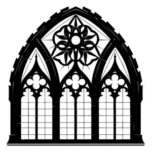 Arched Church Window