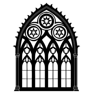 Gothic Window View