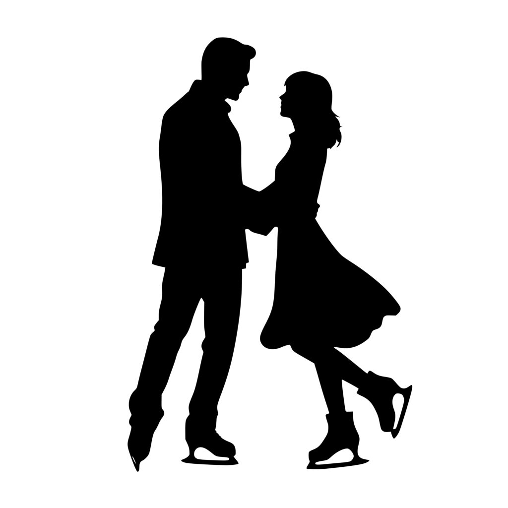 Ice Skating Couple SVG File For Cricut Silhouette Laser Machines ice-skating-couple-svg-file-for-cricut-silhouette-laser-machines