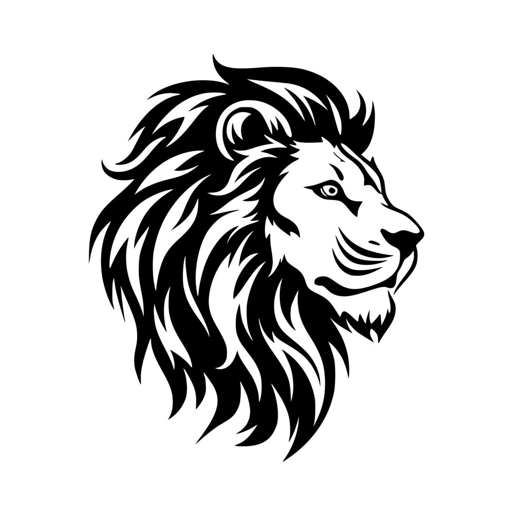 Powerful Lion SVG File: Instant Download for Cricut, Silhouette, Laser
