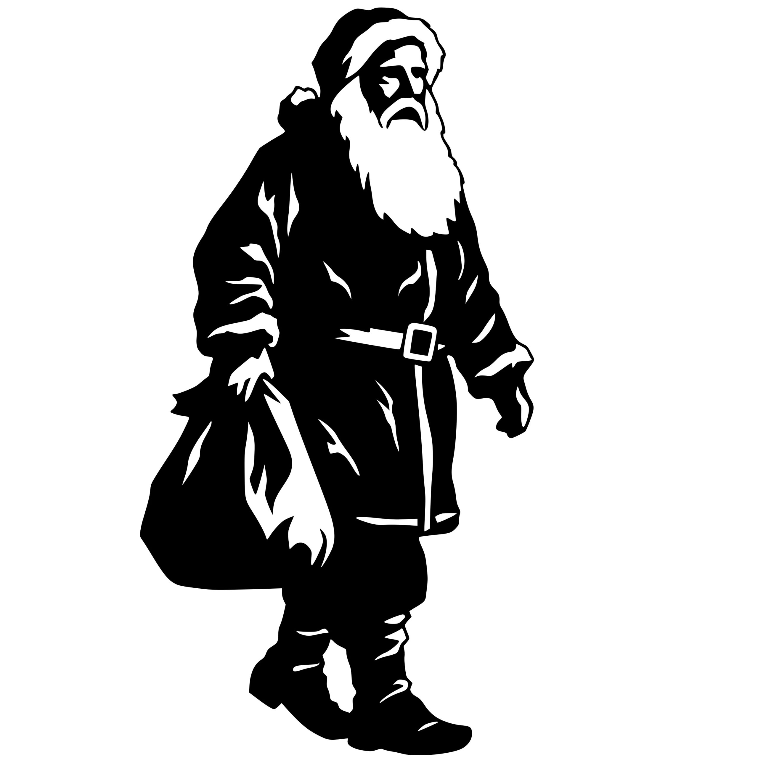 Santa's Sack SVG File: Perfect Image for Cricut, Silhouette, and Laser ...
