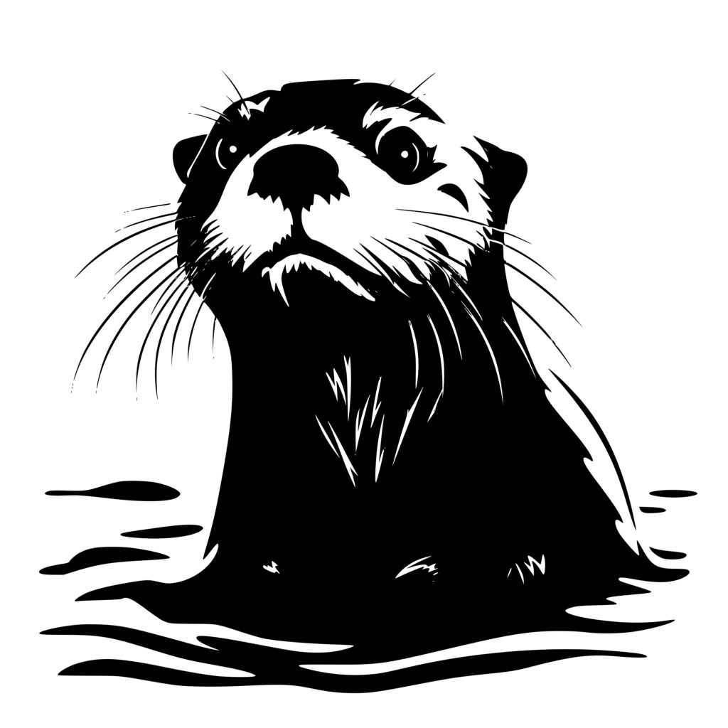 Charming Otter SVG Image - Instant Download for Cricut, Silhouette, and ...