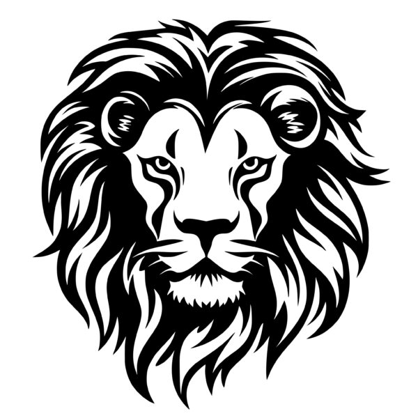 Beautiful Lion SVG, PNG, DXF Image for Cricut, Silhouette, Laser Machines