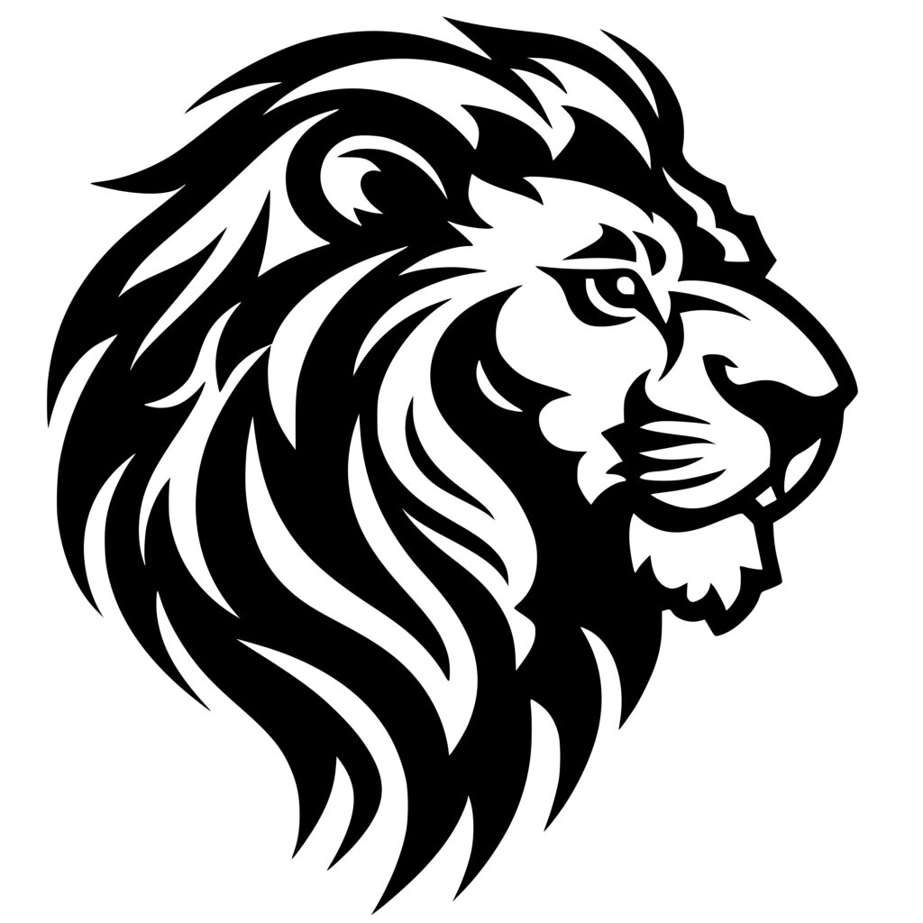 Lion Majesty SVG File for Cricut, Silhouette, Laser Machines