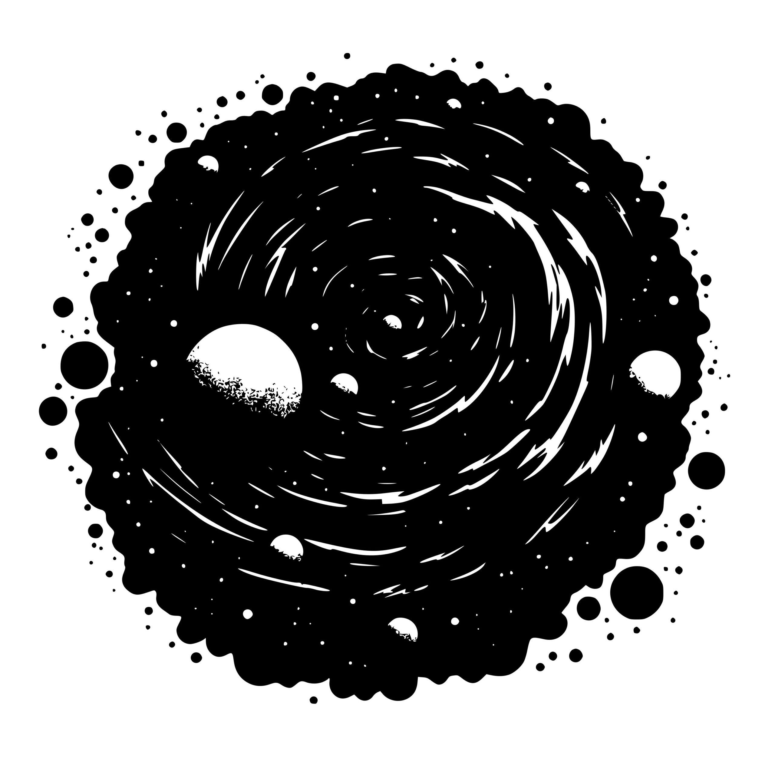 Planetary Majesty: Instant Download SVG for Cricut, Silhouette & Laser ...