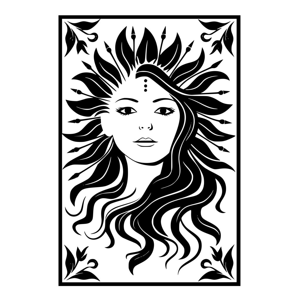 Long-haired Woman SVG File - Perfect for Cricut, Silhouette, Laser