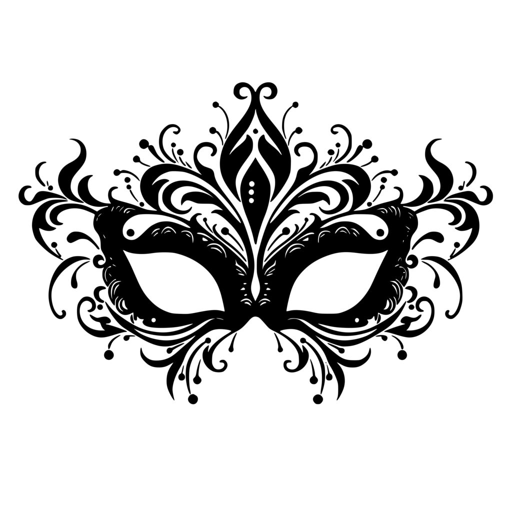 Elegant Masquerade SVG Image for Cricut, Silhouette, and Laser Machines