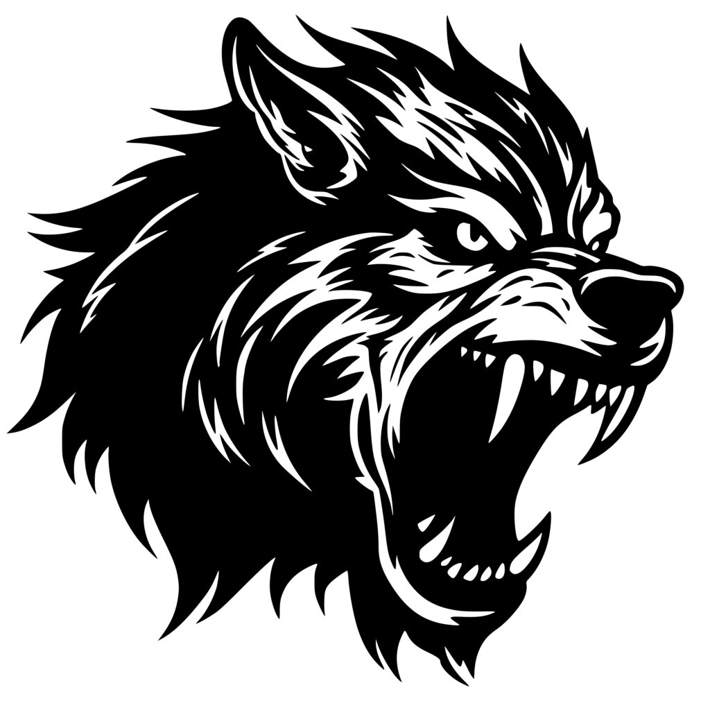 Fierce Predator SVG Image: Perfect for Cricut, Silhouette, and Laser ...