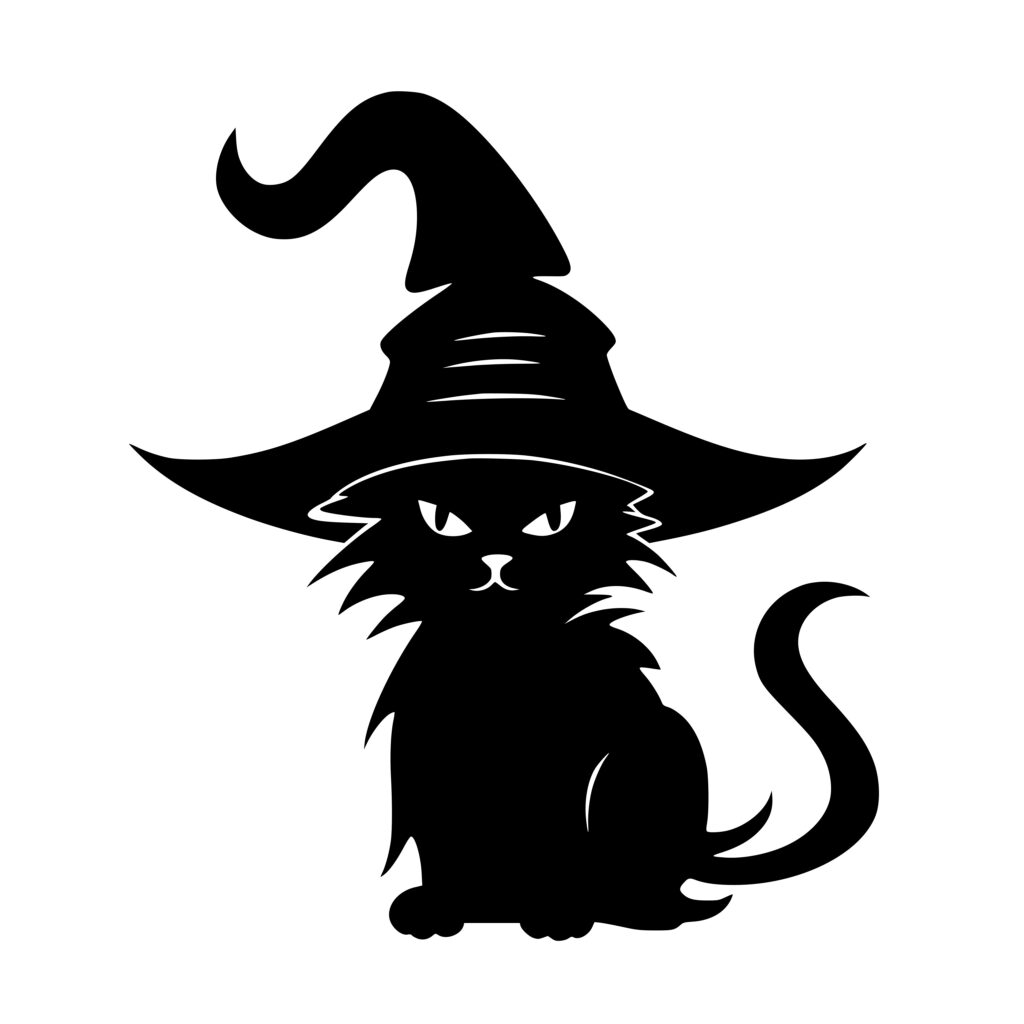 Halloween Kitty SVG File: Instant Download for Cricut, Silhouette ...